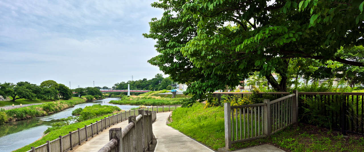 志木市風景（新河岸川流域）